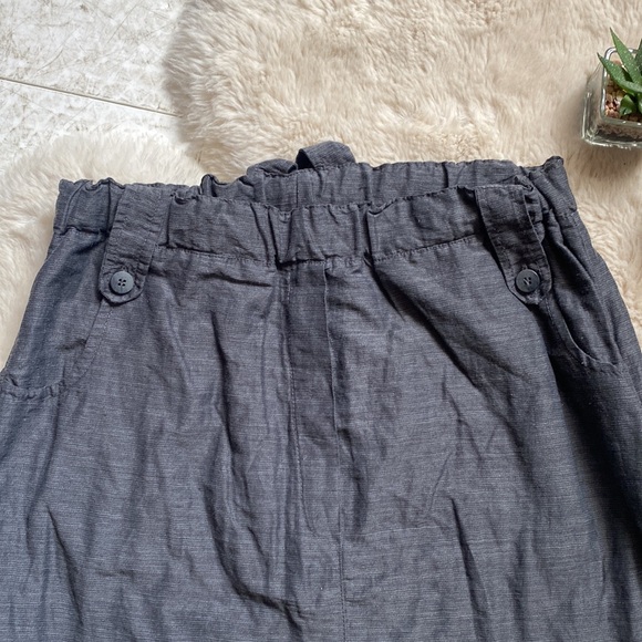 Crossley Italian Skirt Gray Metallic Size Small - Picture 3 of 10